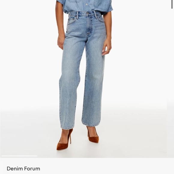 Aritzia Marlo High Rise Loose Denim Forum Jeans - Picture 1 of 6
